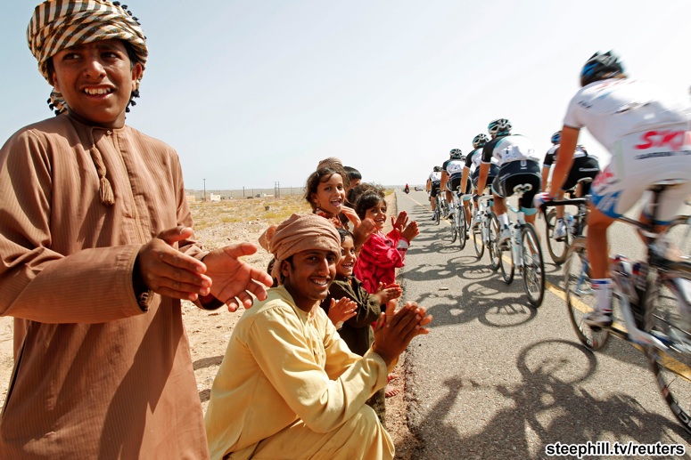 Photo: The Omanis love their bike racing and with an impressive 2013 startlist, this year's Tour of Oman should be the best edition yet.